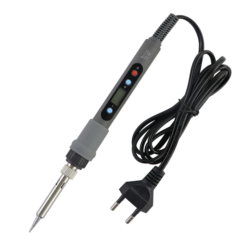 Sumsour 80W Electric Soldering Iron With Switch Digital Display Kit Temperature Adjustable 220V/110V Welding Tool