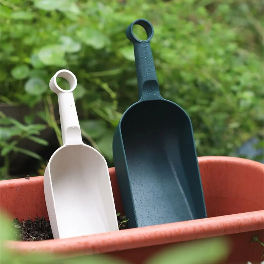 Practical Thickened Soil Scoop Ergonomic Plastic Garden Hand Shovel Multifunctional Lightweight Flat Spatula