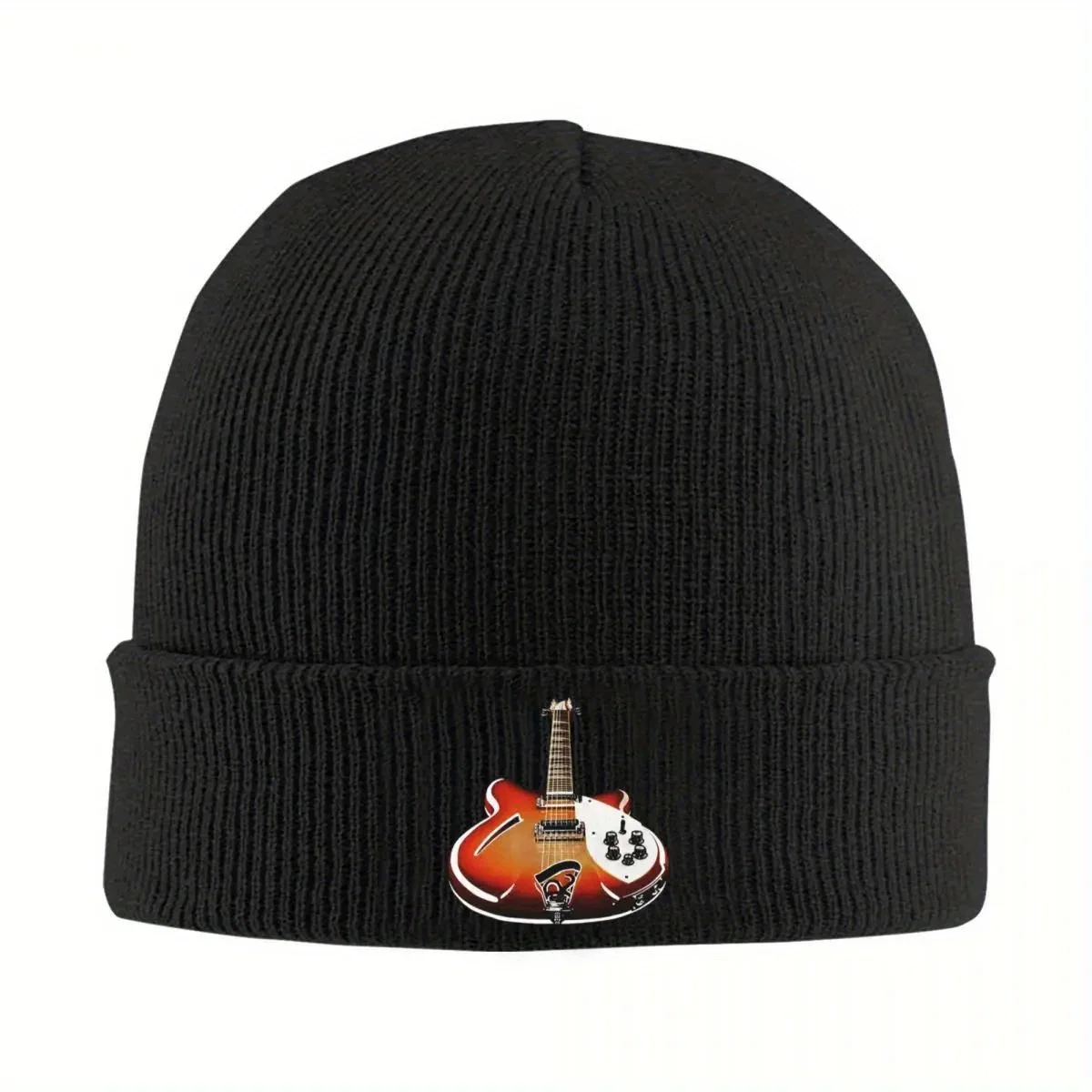 

New Rickenbacker 360 12 Classic Sixties Electric Guitar Warm Knitted Cap Hip Hop Bonnet Hat Autumn Winter Outdoor Beanies H