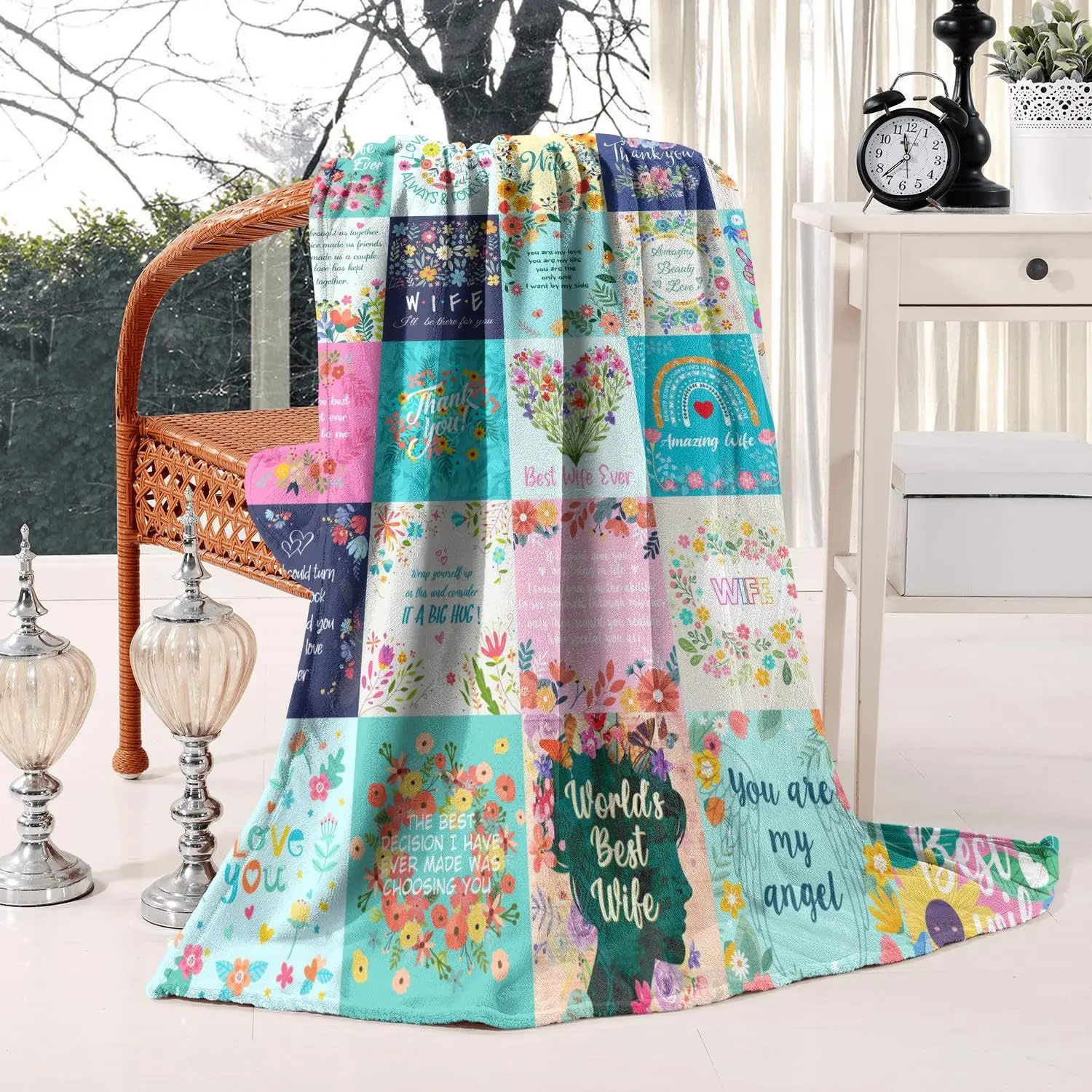 

Одеяло с принтом «Дайте моей жене» для дивана-кровати, путешествий, кемпинга, гостиной, офиса, кондиционера, одеяло для всех сезонов, подарки