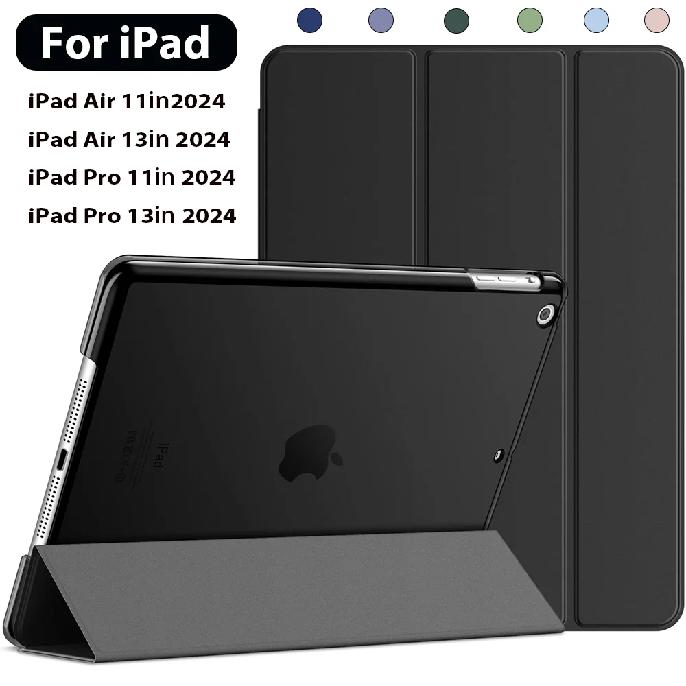 

Для iPad Air Pro 2024 M2 Air 11 дюймов 13 дюймов M4 Pro 11 дюймов 13 дюймов искусственная кожа мягкая силиконовая искусственная кожа для нового iPad ультратонкая Защитная искусственная кожа