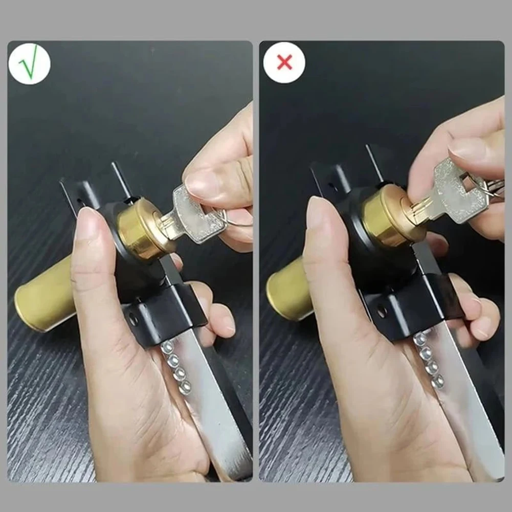 

Замок с защелкой двери сарая, двухсторонний замок для навеса для наружного интерьера, заднего двора, забор для автофургона