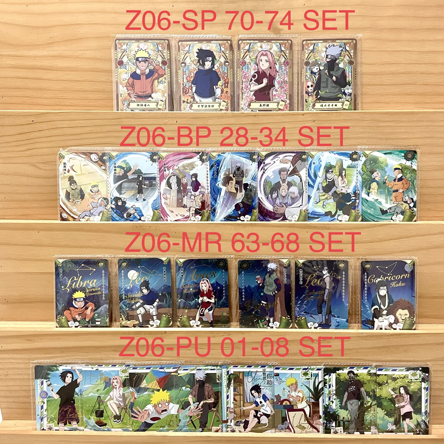 Kayou Anime genuino oferta especial Naruto BP PR NR CR tarjeta rara Uzumaki Kakashi Gaara Anime colección tarjeta niños juguete para regalo