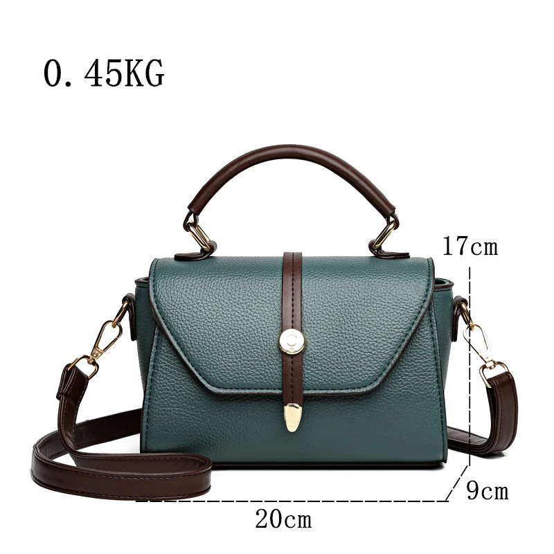 Borsa a tracolla da donna in pelle di alta qualità borsa a tracolla da donna Fashion Lady Flap Shoulder Crossbody Sac borsa da donna firmata di