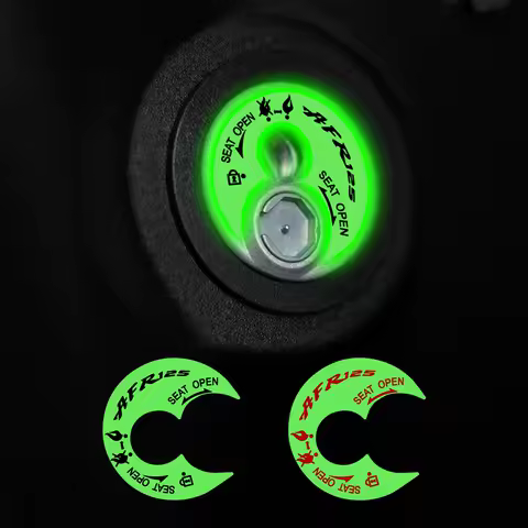 Motorcycle Sticker for Haojue AFR125 Luminous Keyhole Protection Sticker Electric Door Lock Printing Decoration Sticker