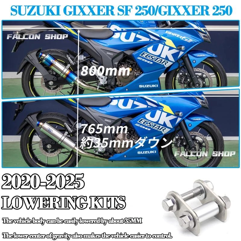 

FOR Motorcycle Suzuki GIXXER SF 250 Modification and Reduction Kit GIXXER 250 Body Reduction 2020 2021 2022 2023 2024 2025
