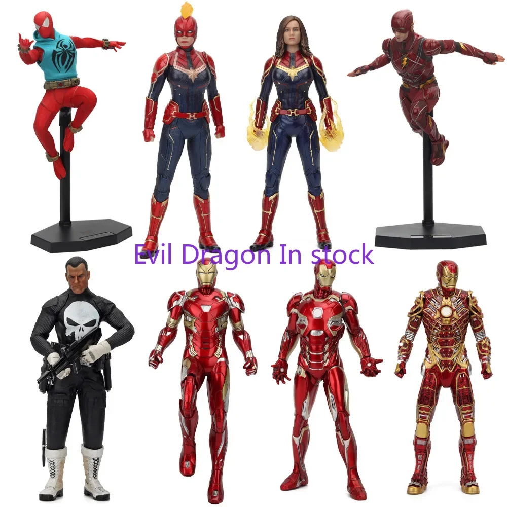 30 cm Marvel The Avengers 1/6 Iron Man Mk46 Scarlet Spiderman Anime Figuren Pvc Model Ornamenten Collectible Speelgoed Festival Geschenken