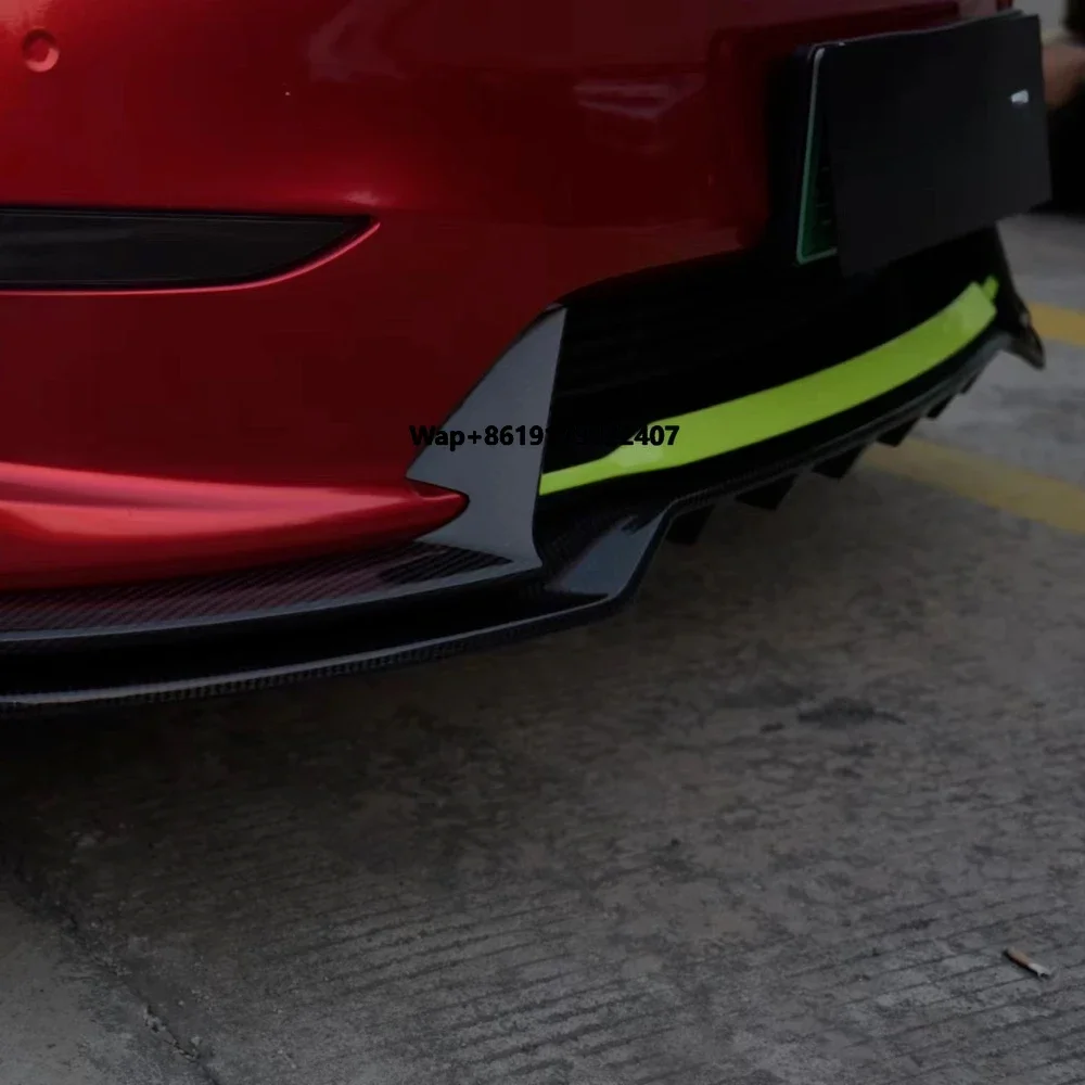 

Customizable Factory Carbon Fiber Car Front Lip Grille Automotive Exterior Decoration Auto Parts