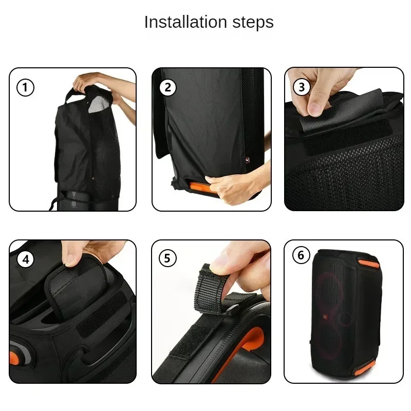 

Speaker Dust Cover No Removal Mesh Slip Cover Case Scratch-resistant Anti Dust Cover for JBL Partybox 110 Speaker Accessories