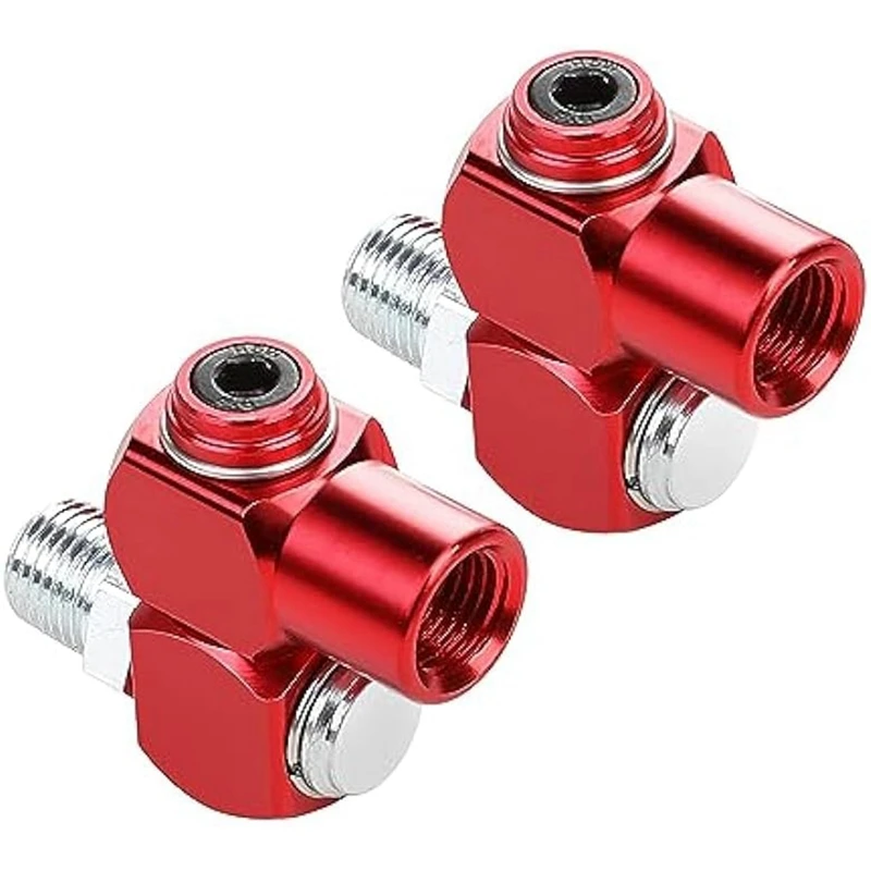 2Pcs 360 Degree Swivel Air Hose Connector Industrial Air Fitting For Pneumatic Tools