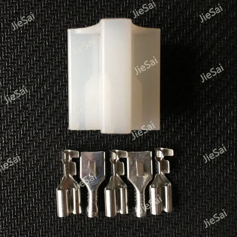 Relay Holder Relay Connector 5 Pin Automotive Wiring Connector 5 Hole Socket With Terminals Pins