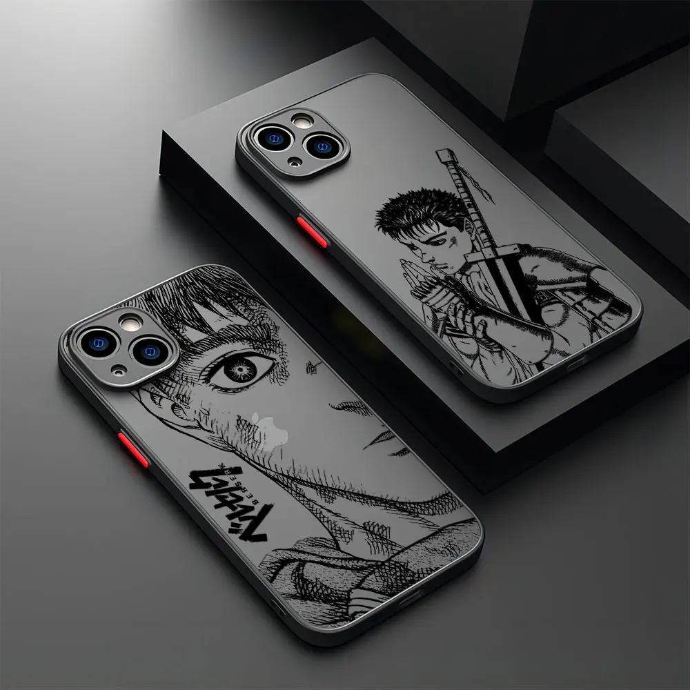 Berserk buds Hot Anime Phone Case per Samsung S24 S23 S22 S21 S20 S10 FE Note20 Note10 Plus Ultra Lite 5G Cover trasparente