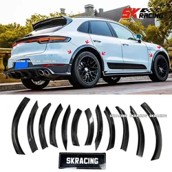 Front Rear Wheel Arch Fender Flares Cover Fits for Porsche Macan 2019-2021 Body Kit