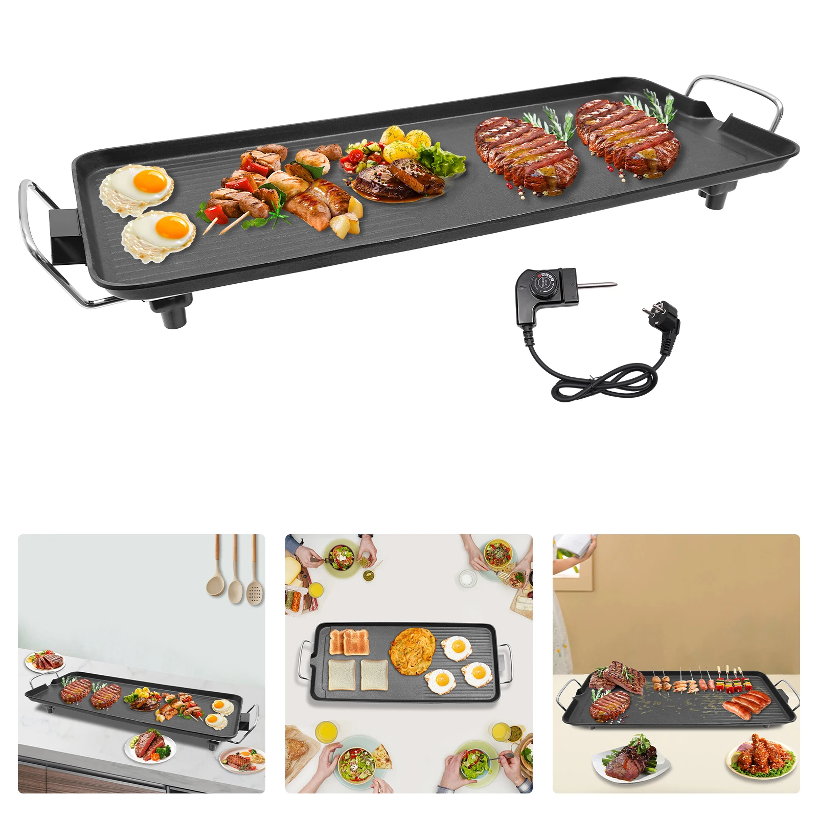 Grill électrique pour camping en plein air et arrière-cour