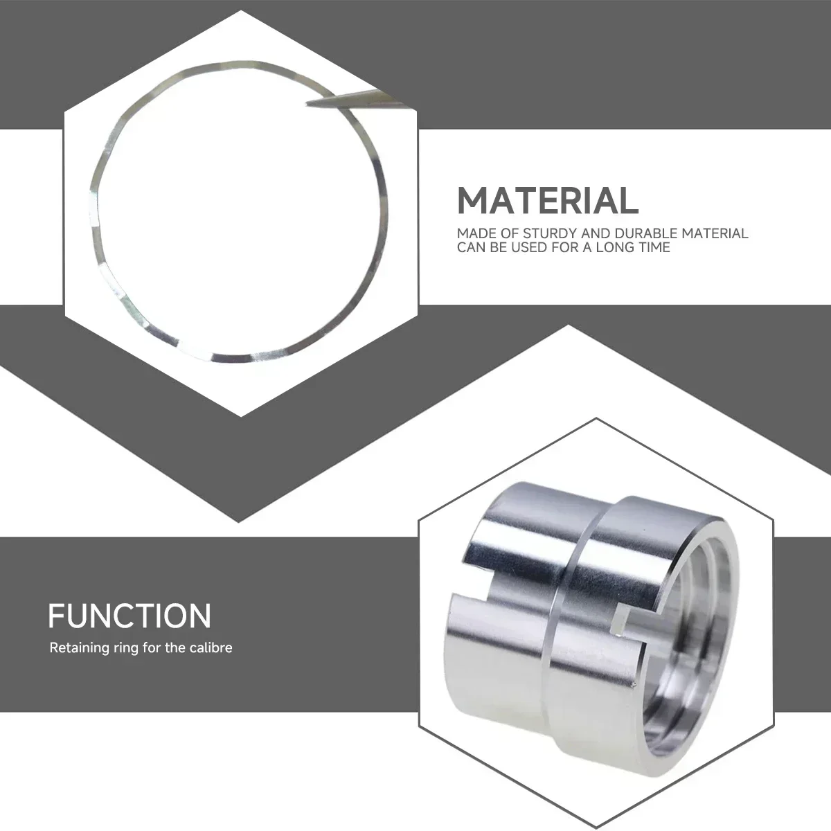 1/2/3/5/10 قطعة ساعة عقد حلقة لحركة NH35 NH36 29.5 مللي متر حامل الغطاء الداخلي ثابت تحديد الساعات المعدنية اكسسوارات