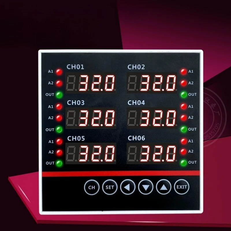 Multi-channel intelligent industrial regulator 6-channel 4-channel 2-channel 3-channel THKA047K temperature controller THKA061K