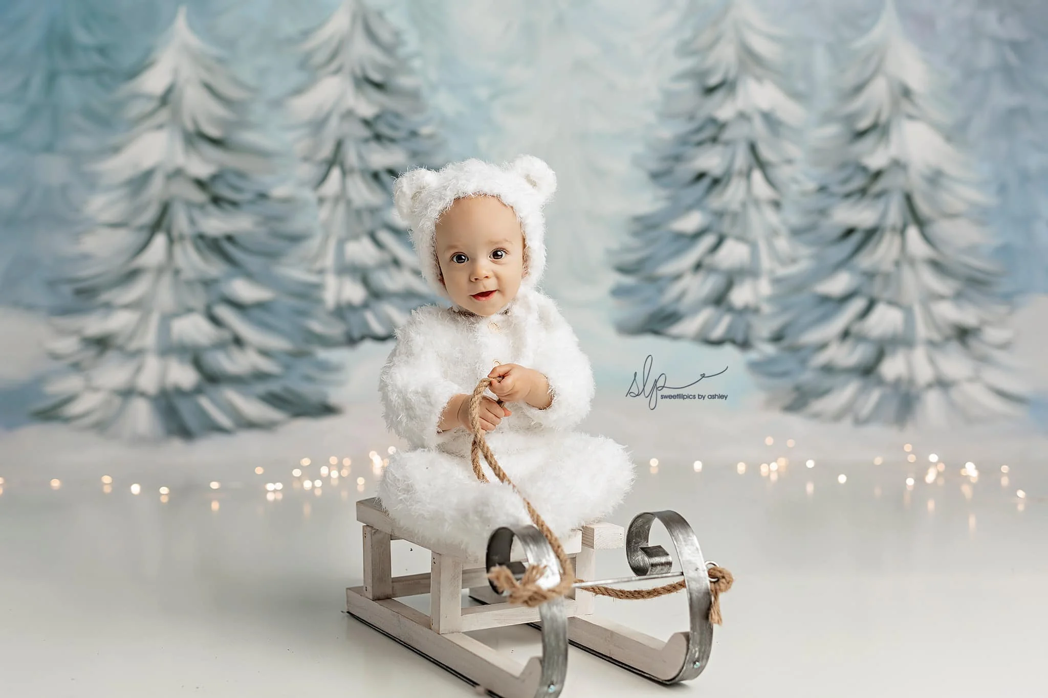 Winter Snowy Forest Backdrops Kids Adult Photography Portrait Props Baby Girl Photocall For Photostudio Xmas Snow Background