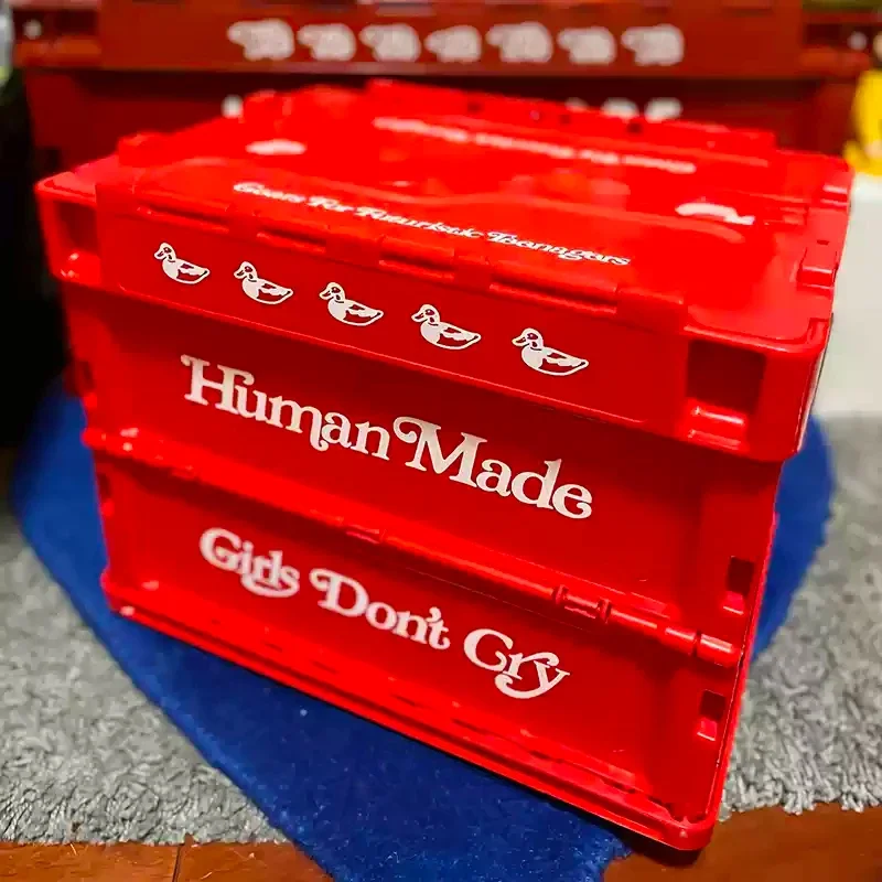 

PP Material Storage Box Folding Frame Household Organizer Industrial Style Large Size Living Room Storage Box Multiple Colors