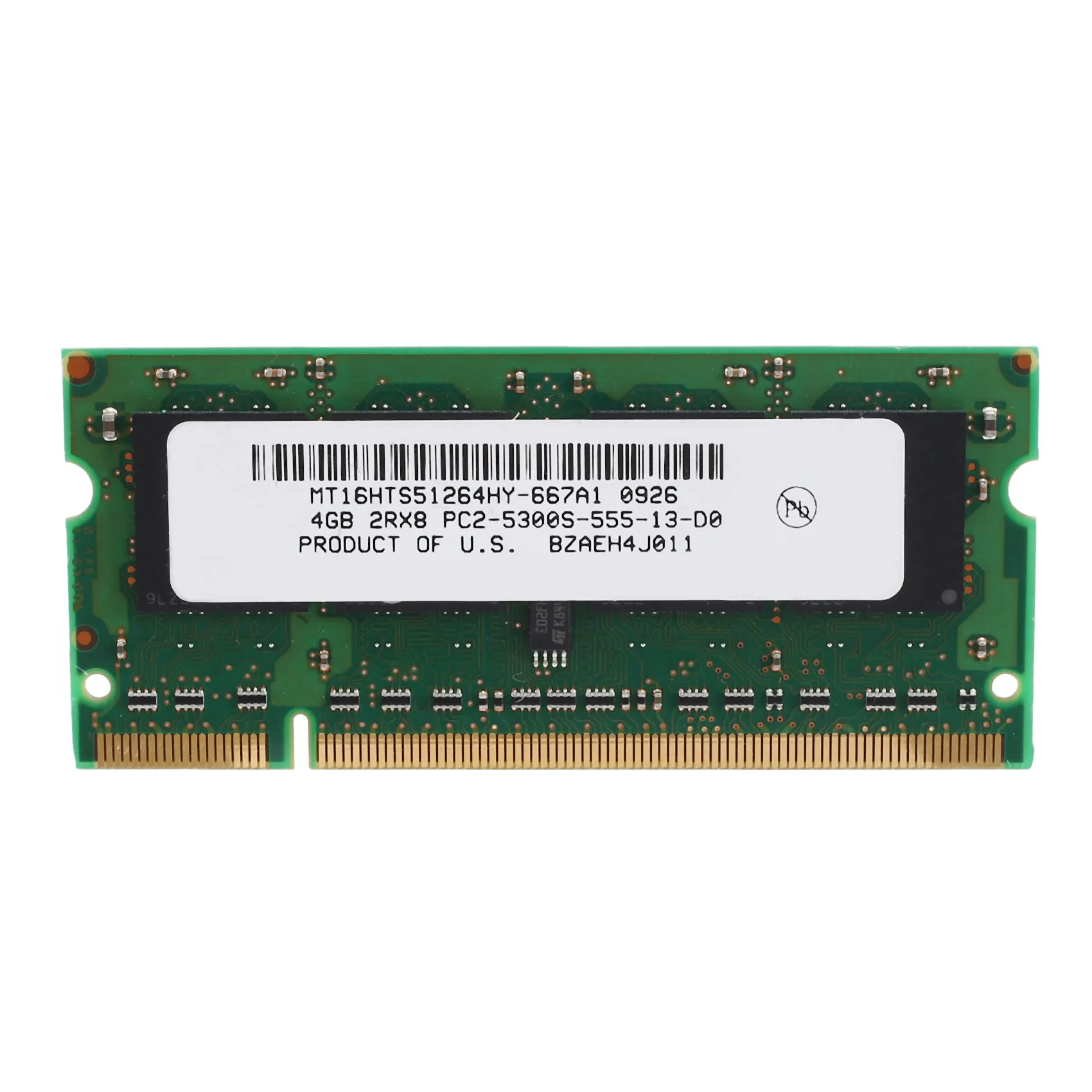 

4GB DDR2 Laptop Ram 667Mhz PC2 5300 SODIMM 2RX8 200 Pins for Intel AMD Laptop Memory