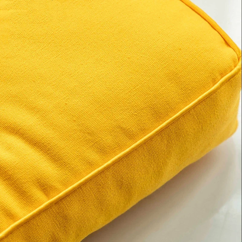 مربع بوف حصير وسادة مقعد وسائد الأرضية وسادة مقعد وسادة رمي وسادة وسادة ديكور سيارة وسادة أريكة 45x45 سنتيمتر المنزل