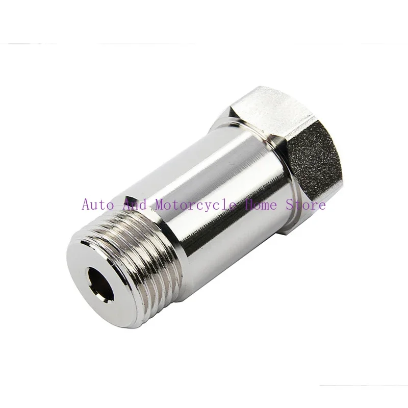 High-grade NICKEL Plated Steel 1Pcs Φ45mm 02 O2 Oxygen Sensor Extension Spacer extender M18x1.5 Bung Adapter