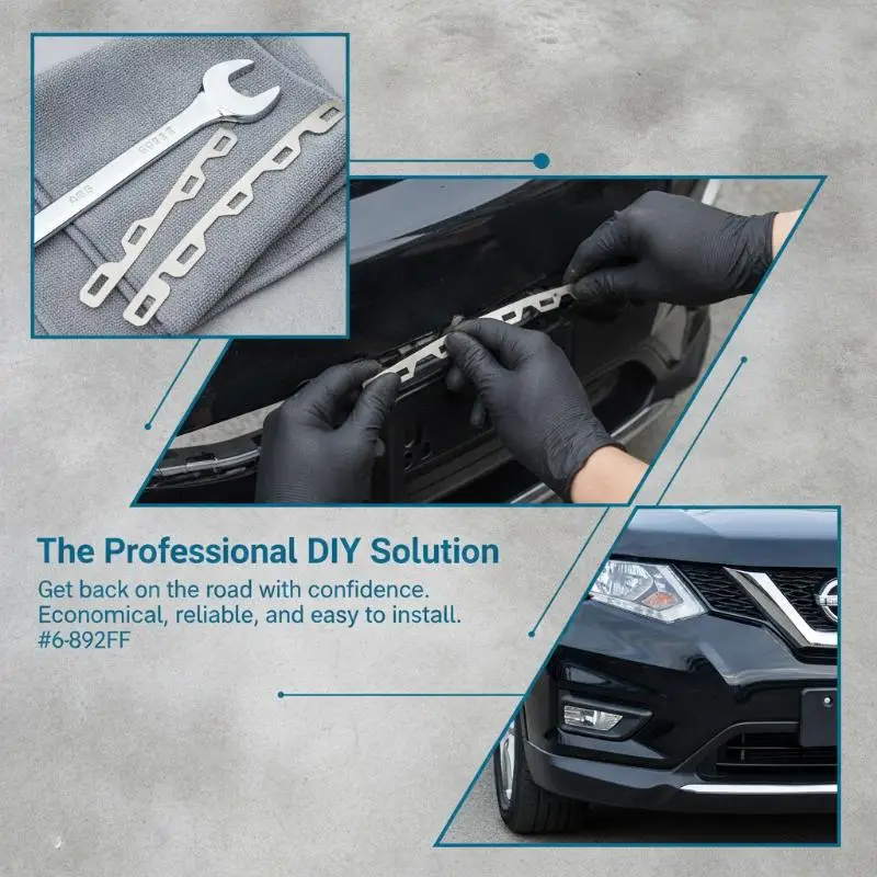 2Pcs Front Bumper Repair Buckle Kit Rust Resistant Easy Fit Clip for  X Trail 2014 to 2020 Garage Supplies