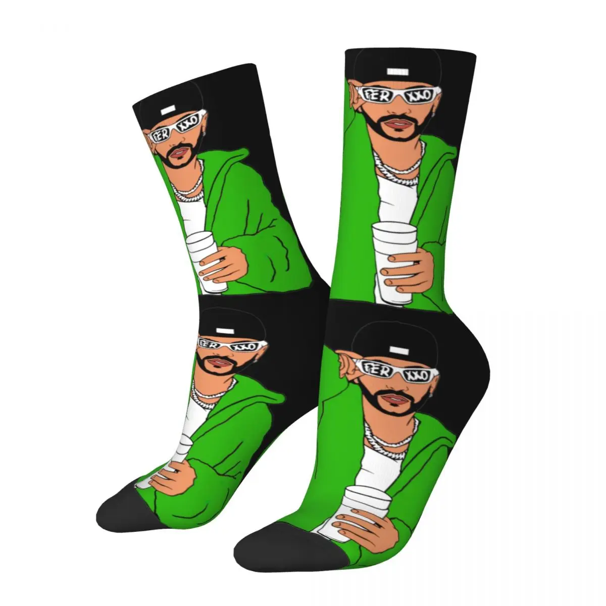 

Men's Forxxo Feid Socks Cute Fashion Cool Socks Harajuku Merch Middle TubeSocks Birthday Present