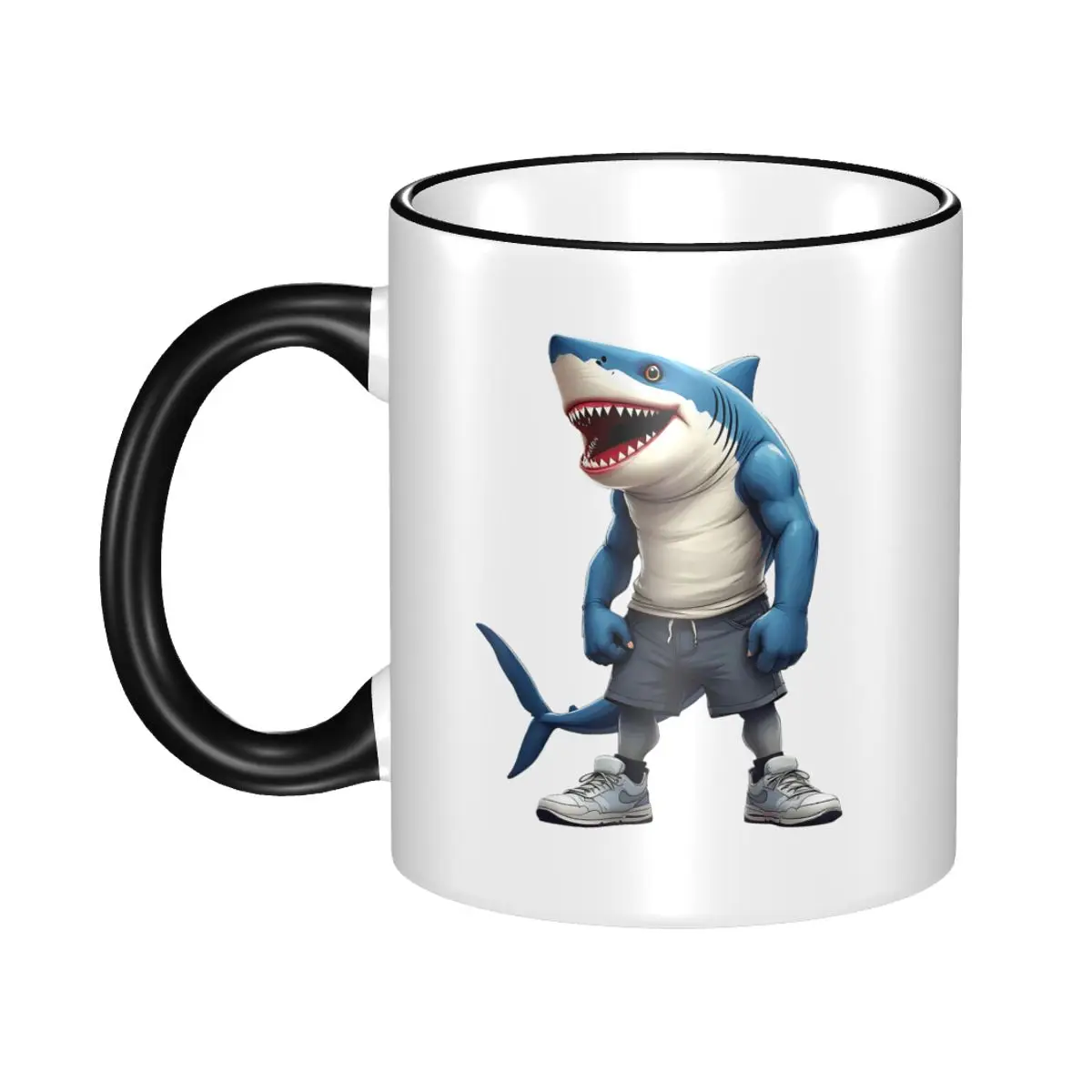 كوب هدية Tralalero Tralala للنساء والرجال، كوب شاي Brainrot Meme الإيطالي المبتكر للمكتب