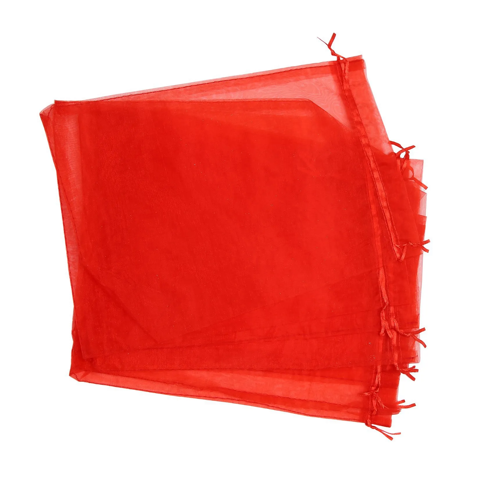 

AM-200 шт. большие сумки из органзы, сетчатые подарочные пакеты 20X30 см, мешочки для ювелирных изделий на шнурке для рождественской свадьбы (10 цветов)