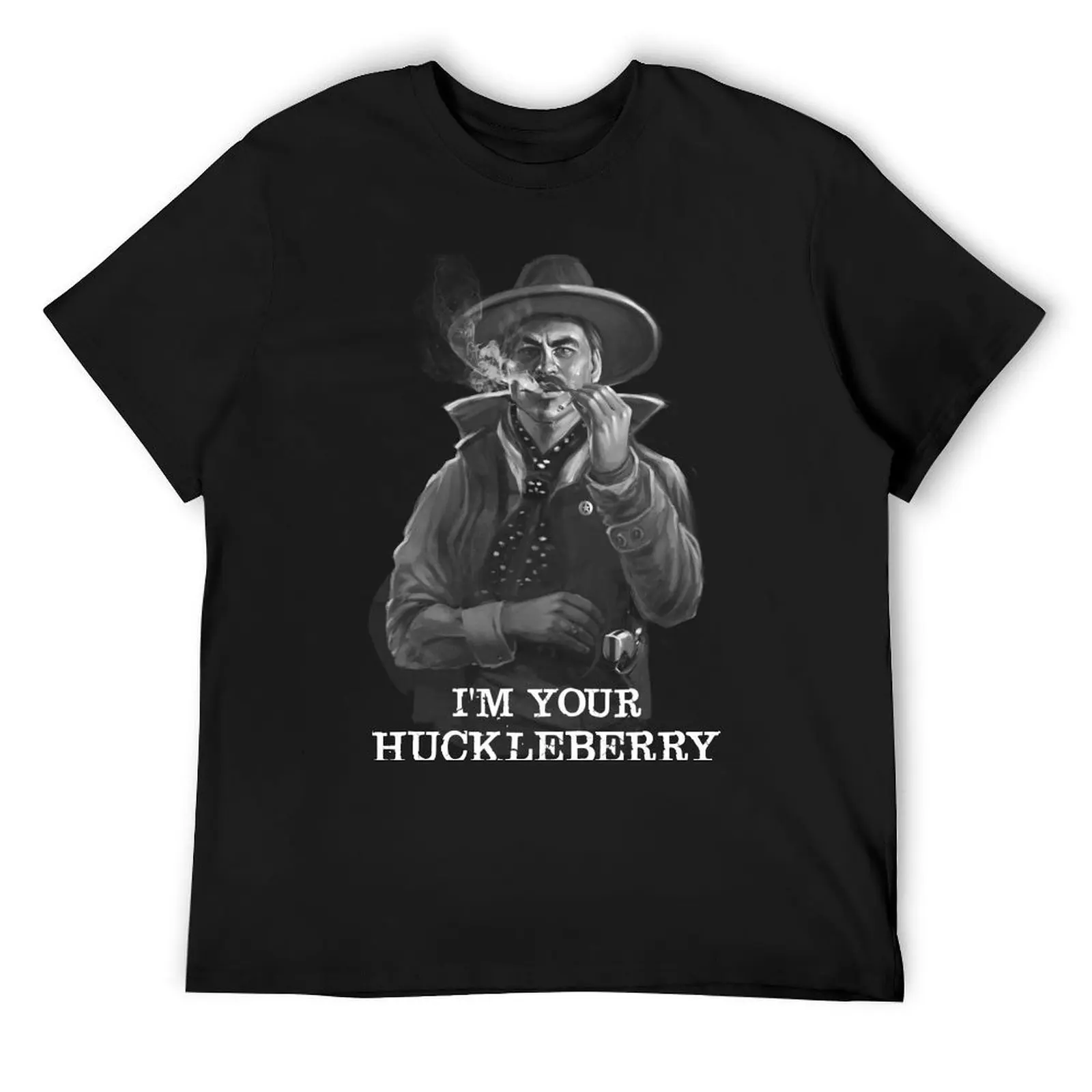 The Doc Holliday Huckleberry Tombstone 68 T-Shirt graphic shirts Blouse vintage graphic tee T-shirt men