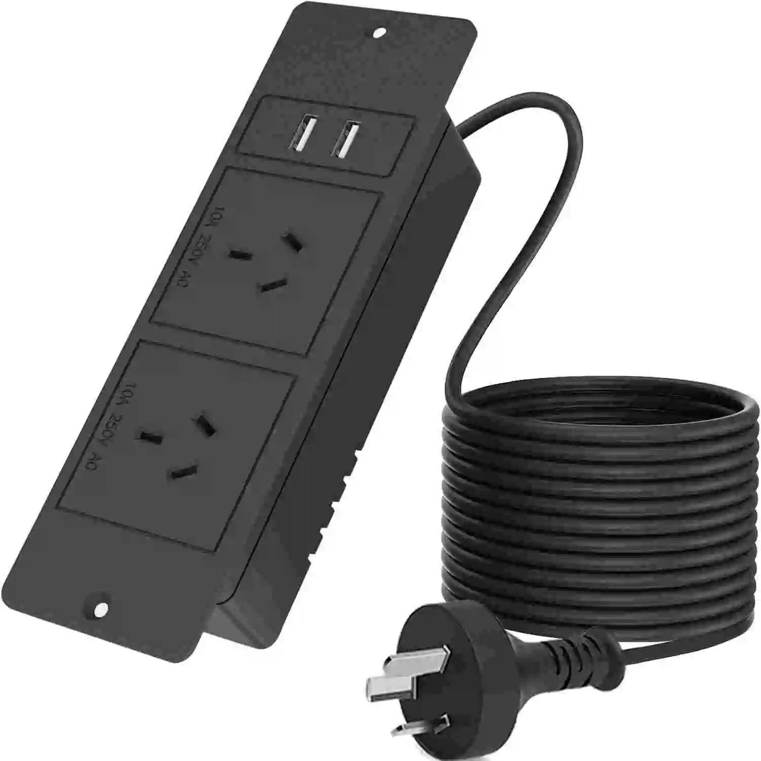 

FUNAYA Built-in Table Socket with USB AU CN Australian NZ Plug Extension Embedded Desktop Furniture Power Countertop Sockets