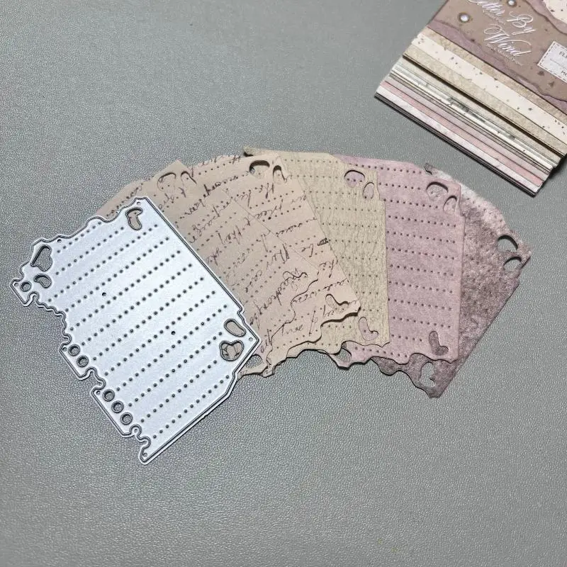 إطار صغير عتيق من الفولاذ الكربوني قالب ختم لتزيين دفتر القصاصات وصنع بطاقات الهدايا