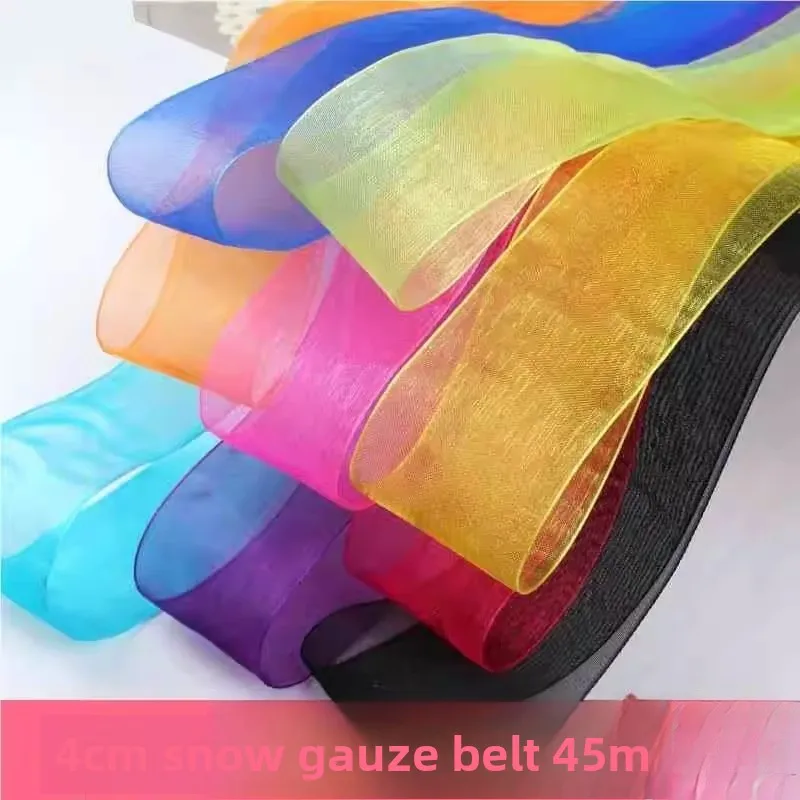 

Handmade Double-Sided High-Mass Satin Ribbon 4cm 50 Yards 45 Meters Air Conditioner Central Outlet Decorative Sa R...