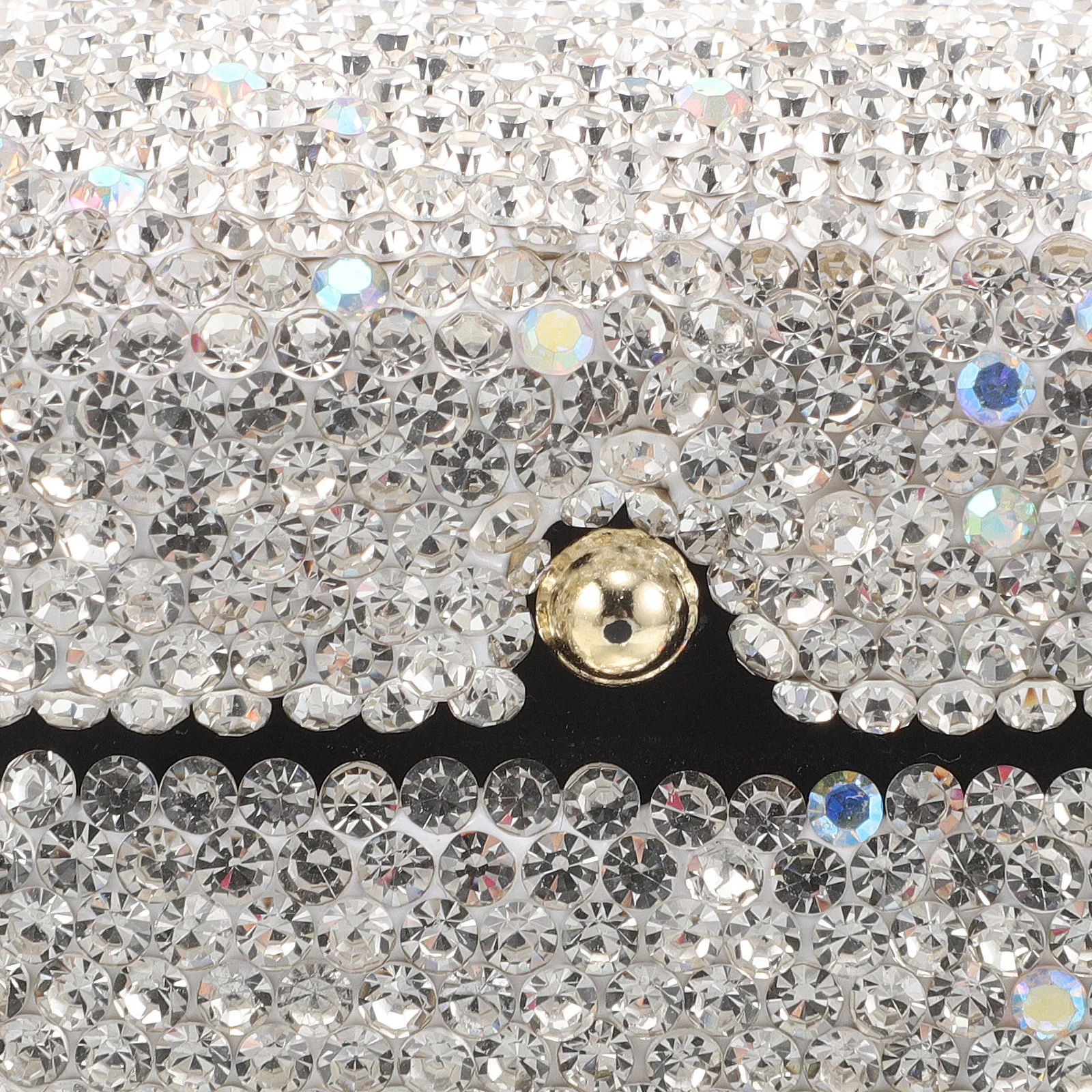 الفاخرة حجر الراين خاتم الخطوبة صندوق الوجه غطاء اقتراح حفل اكسسوارات الزفاف مجوهرات التخزين المنظم