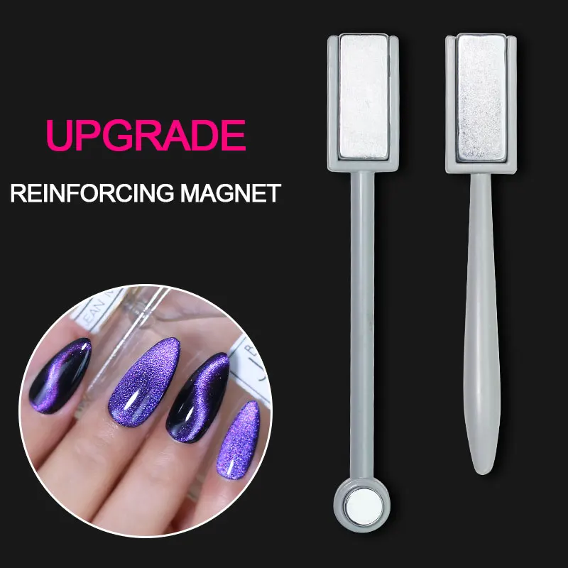Nail Art Cat Eye Magnetic Stick 9D Effect Strong Plate UV Gel Line Strip Multi-function Magnet Board Nail Art Maincure Tools