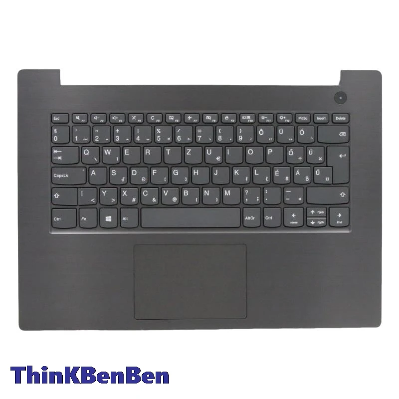 

HU Hungarian Iron Gray Keyboard Upper Case Palmrest Shell Cover For Lenovo V330 14 14IKB 14ISK 14ARR 5CB0Q64352