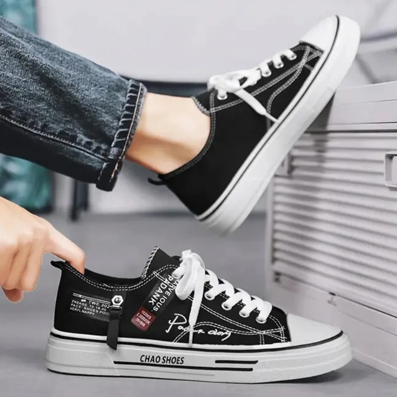 Comfortable, fashionable, versatile, low cut canvas shoes, board shoes, casual shoes, men's shoes