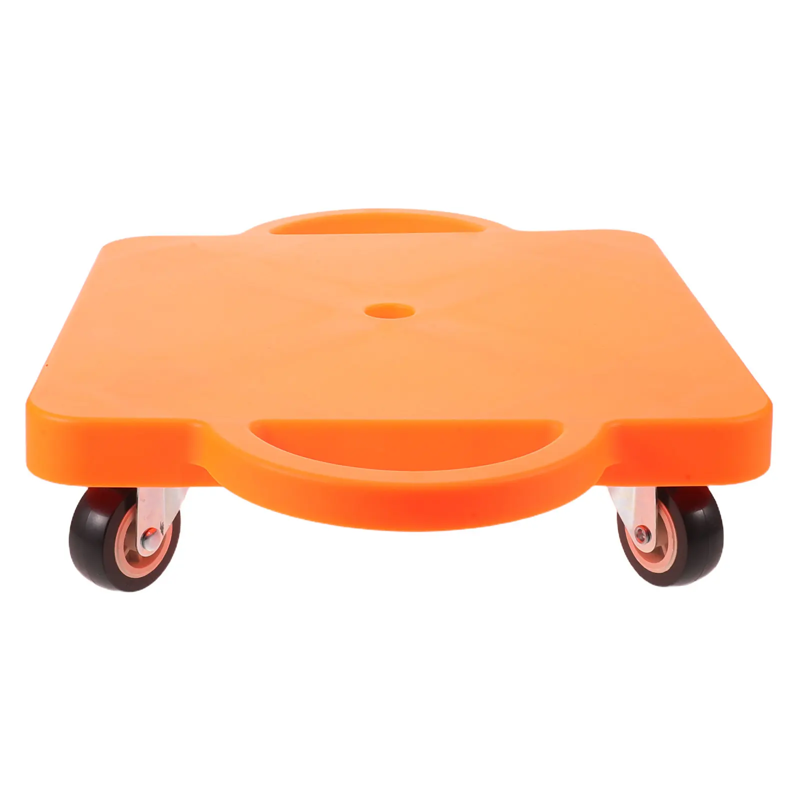 Kids Sitting Floor Scooter Board with Safe Handles Plastic Caster Wheels for Gym Activities Physical Education Recess Games