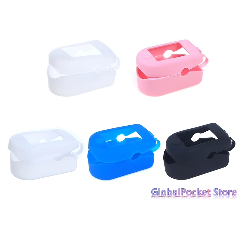 Silicone Storage Bag Finger Clip Oximeter Protective Case Medical Oximeter Protective Holder Finger Pulse Protective Bracket