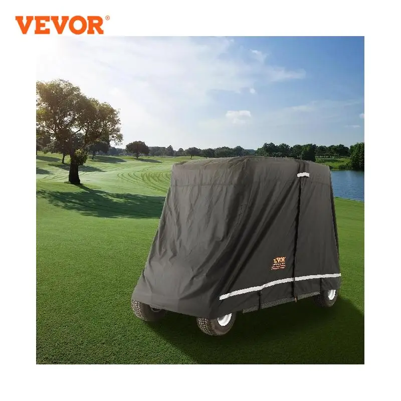 

VEVOR 4 Passenger Golf Cart Cover 600D Polyester Full Cover Universal Fits for Most Brand Club Car Covers