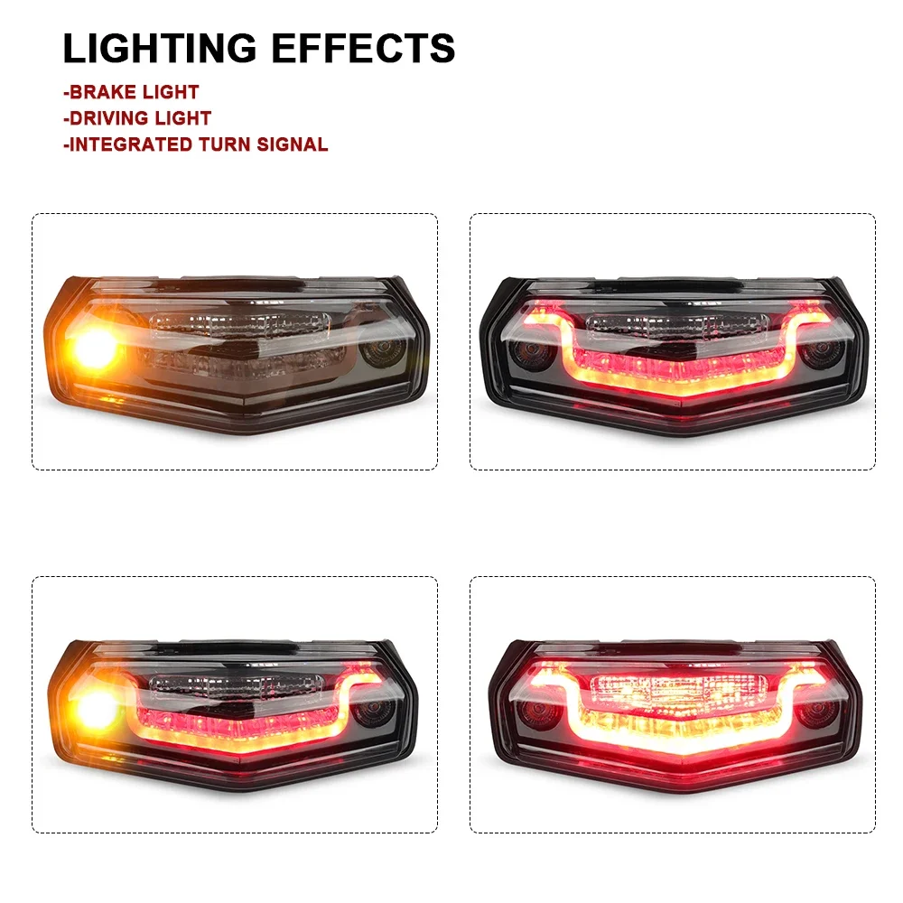 T700 2026 LED Tail Brake Light Integrated Turn Signal Light For Yamaha Tenere 700 XTZ07 XTZ700 World Rally Taillight Stop Lamp