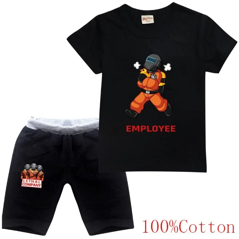 Ropa informal de negocios para niños, ropa deportiva Invisible, camiseta y pantalones cortos de monstruo, conjunto de 2 piezas, Cosplay