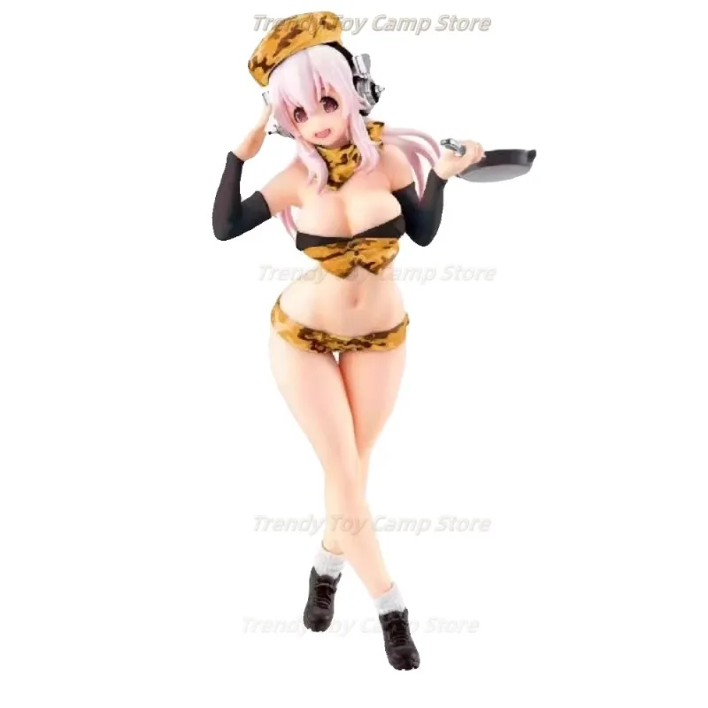 

【В наличии】FuRyu Super Sonico Super Sonico Военная форма Pan Ver Пейзаж Модель куклы ручной работы Украшения