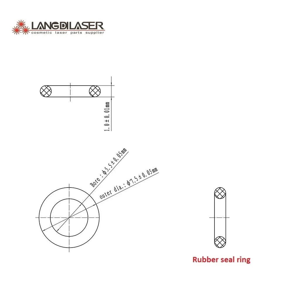 O Rings / Rubber Gaskets / Rubber Seal Ring / For Micro Channel Laser Stack Chip / Bar