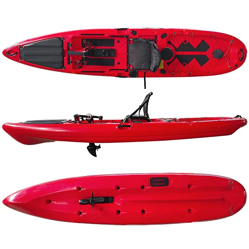 Single pedal kayak is cost-effective, fishing boat, recreational fishing boat, single kayak