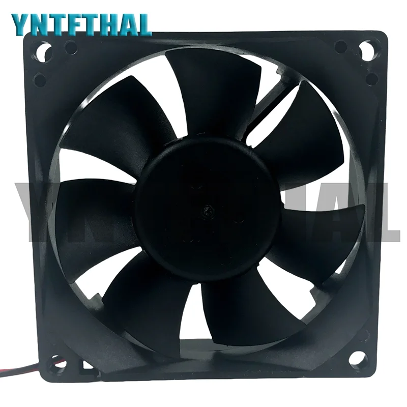 Duas linhas Ventilador, Novo, F128025SH, DC12V, 0.19A, 80x80x25mm