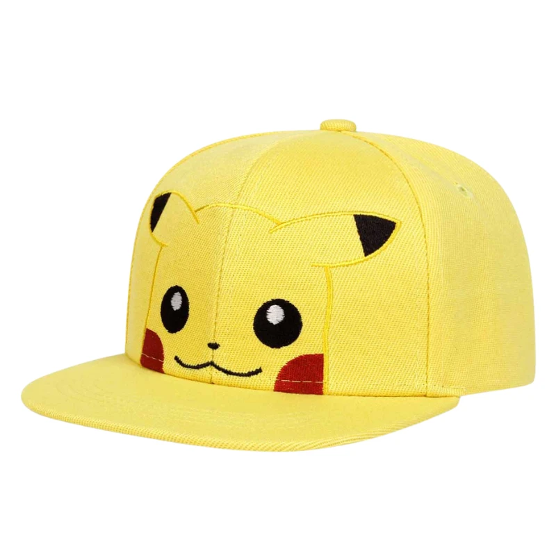 Nieuwe Pokemon Squirtle Pikachu Bulbasaur Charmander ‌   Borduren Baseball Cap Leuke Anime Snorlax Mew Anime Verstelbare Zonnehoed Geschenken
