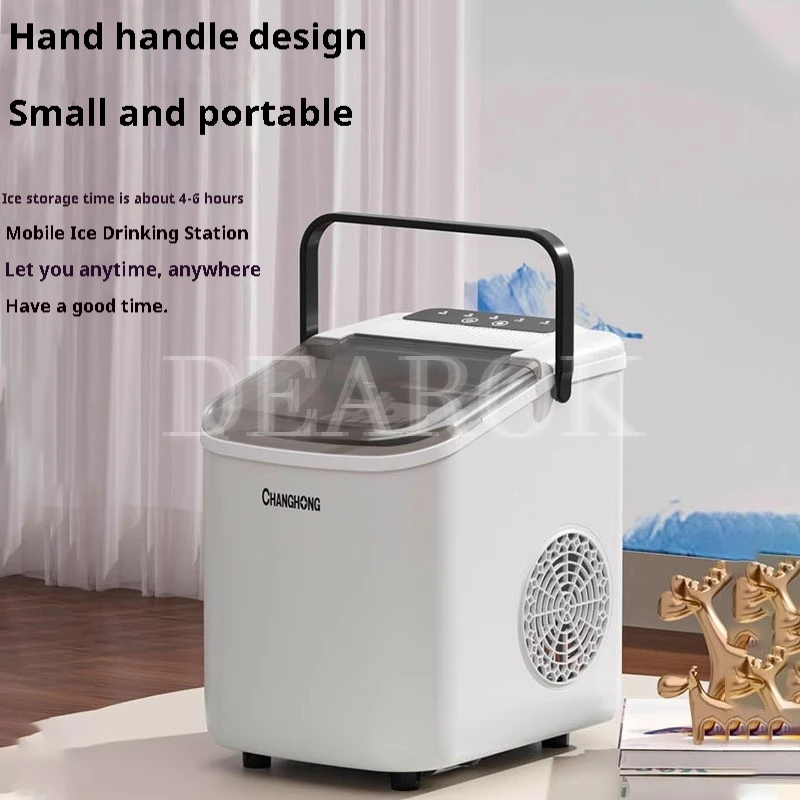 Ice Machine  Commercial Ice Cube Making Machine Protable Ice Maker Machine Auto-Cleaning Maquina Home-use