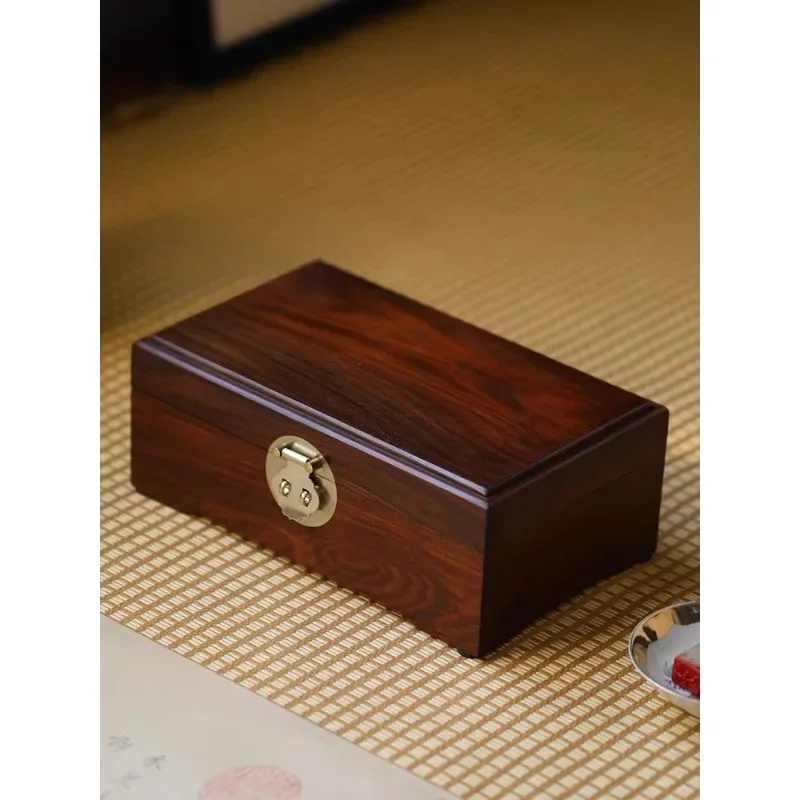 boutique full-board play box, solid wood jewelry box, mahogany storage box