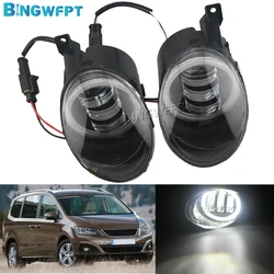 2 X Canbus Fog Light Assembly Car LED Lens Fog Daytime Running Lamp DRL 30W 6000LM 12V For Seat Alhambra 2010-2016